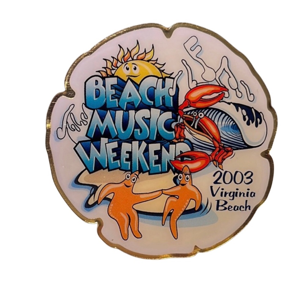 Virginia Beach Beach Music Weekend 2003 Commemorative Pin.